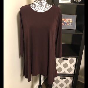 Alfani Maroon Top Size L